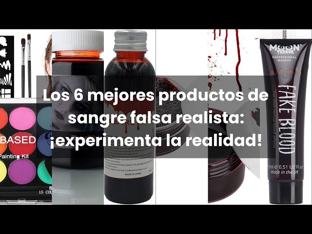Vídeo relacionado con Kaishuai Sangre falsa spray halloween-Maquillaje Coagulado Sangre,60ML Profesional Realista Sangre Falsa Efecto Especial,Set de Sangre Artificial para Escenario Vestir Cosplay Teatro SFX Maquillaje