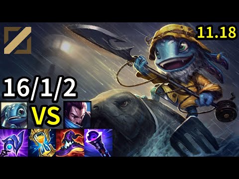 Fizz Mid vs Yasuo - KR Master | Patch 11.18