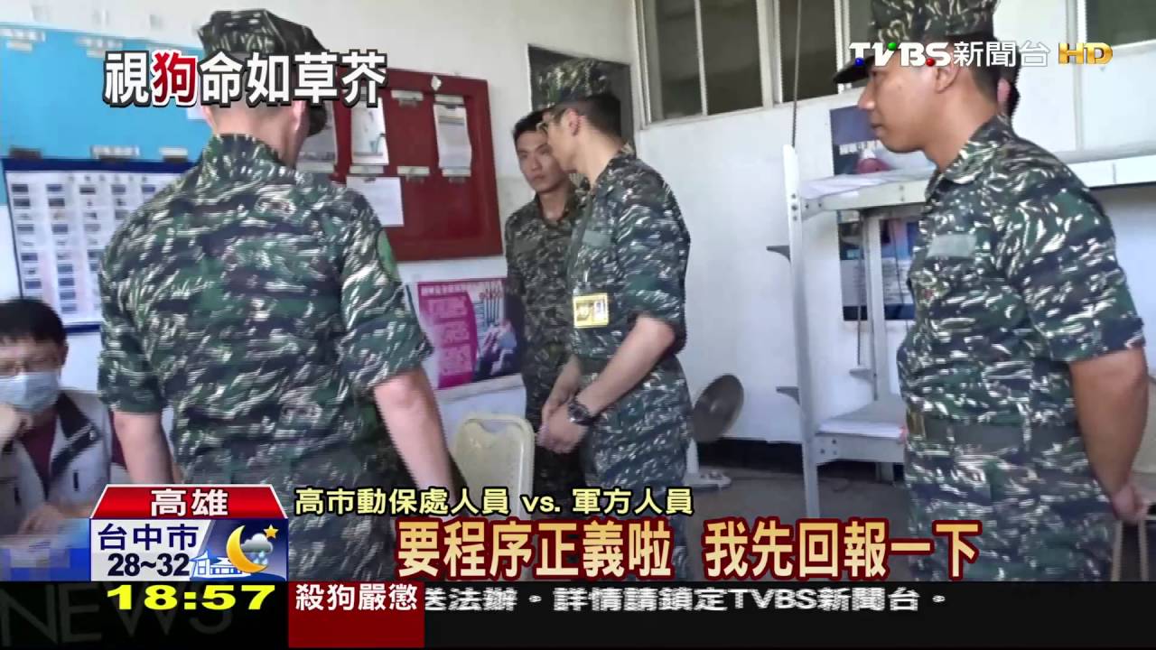 鐵鍊吊死小狗！陸戰隊憲兵嘻笑　錄影挨批