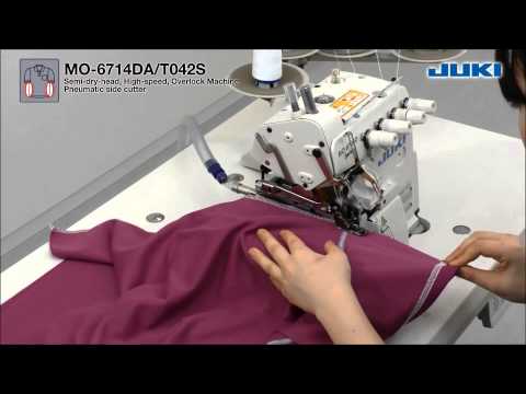 Juki - mo 6714da t042s industrial overlock sewing machine