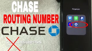 ✅  Chase Bank Routing Number - Where To Find It 🔴