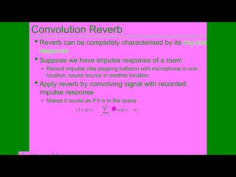 Reverb in the Web Audio API