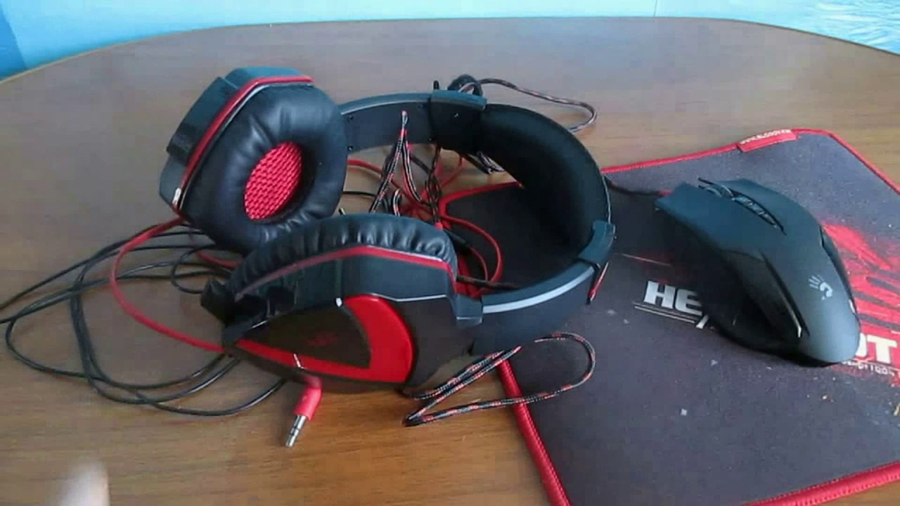 Наушники с микрофоном A4 Bloody G500+V5+B-072 черный/красный 2.2м мониторы оголовье (V5G5PB72)