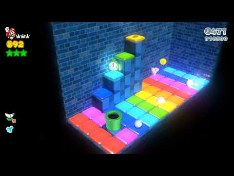 Super Mario 3D World (Switch) 2-4 100% Speedrun - Time: 40 (Former WR)