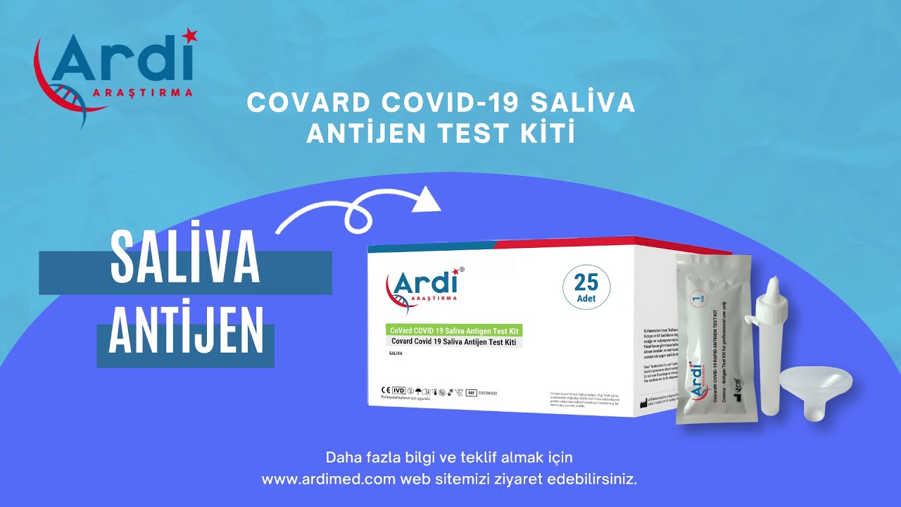CoVard Covid-19 Saliva Antijen Test Kiti
