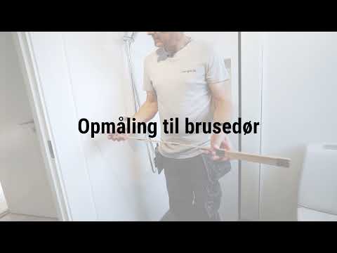 Opmålingsguide – Brusedør