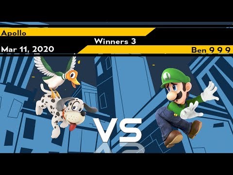 [Smash Ultimate] Xeno204 (Winners 3) - Apollo vs Ben 9 9 9