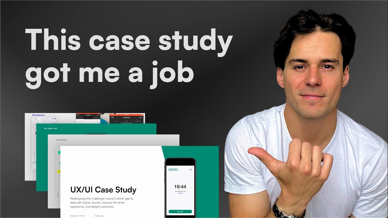 The UX/UI case study presentation that got me hired