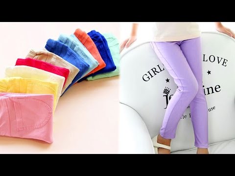 Летние детские обтягивающие штанишки-леггинсы из Китая. Aliexpress