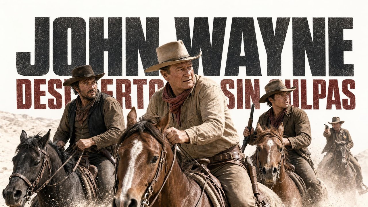 Inocente cabalgando junto a bandidos | John Wayne | Desierto Sin Culpas | Pelicula Completa