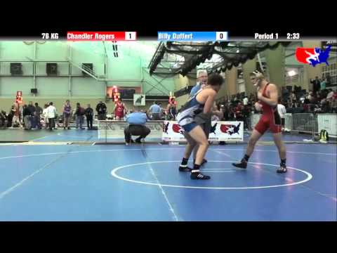 Chandler Rogers vs. Billy Duffert at 2013 ASICS FILA Cadet Nationals - GR