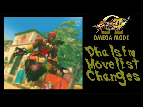 USFIV: Omega Mode - Dhalsim Move List Changes