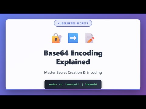 Kubernetes Secrets: Base64 Encoding Explained | Complete Guide for Beginners