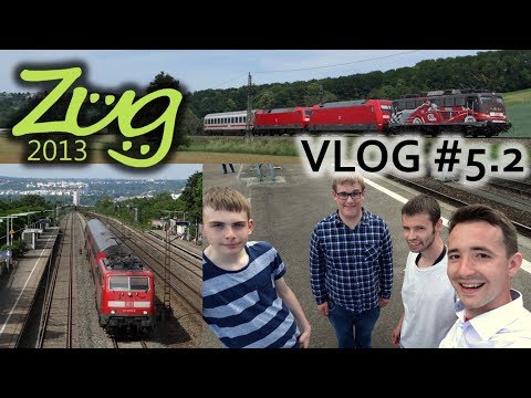 Zug2013: VLOG #5.2 Im Dosto durchs Ländle mit BR111, 114, 218, 110 u.v.m.