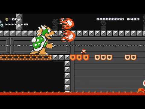 逃げろ!クッパ城 by いまむファミリー 一SUPER MARIO MAKER一 No Commentary 1AQ