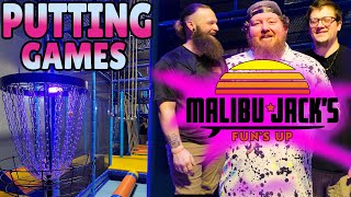 Trick Shot Disc Golf Inside Malibu Jacks! | Putting Games | Trick Shot Putts