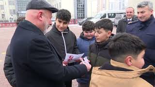 BAŞKAN ÇOLAKBAYRAKDAR “EVLATLARIMIZIN EĞİTİMİ İÇİN VAR GÜCÜMÜZLE ÇALIŞIYORUZ”