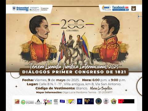 Gabriel H. Azuola en la III Lunada Jurídica Internacional 2025 | Primer Congreso de 1821