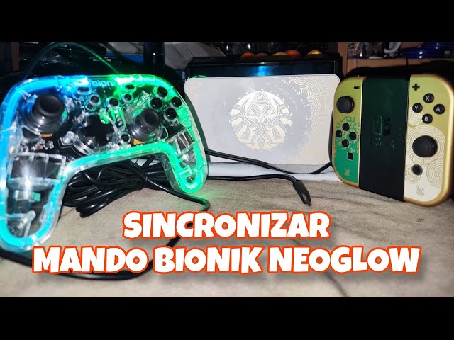 Vídeo relacionado con Bionik NeoGlow - Controlador inalámbrico con efectos LED RGB para Nintendo Switch