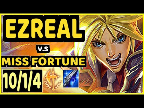 FENIX (EZREAL) vs MISS FORTUNE - 10/1/4 KDA BOTTOM ADC CHALLENGER GAMEPLAY - NA