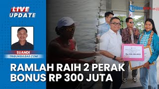 Pemprov Sulbar Serahkan Bonus Rp 300 Juta ke Ramlah, Atlet Dayung Peraih 2 Medali Perak di PON 2024