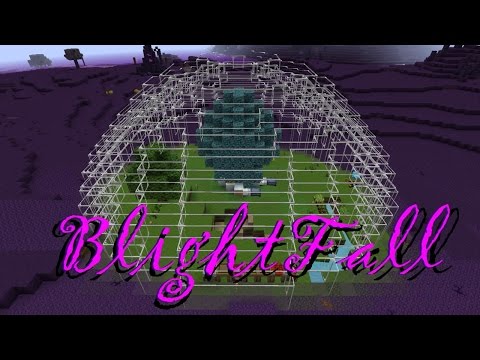 MineCraft BlightFall [P 22] Redwood Village