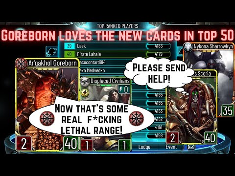 Ar'gakhol Goreborn uses the NEW cards to crush in Top 50 || The Horus Heresy: Legion