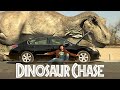 T-Rex Chase REMASTERED - Part 1 - Jurassic World Dinosaur Fan Movie
