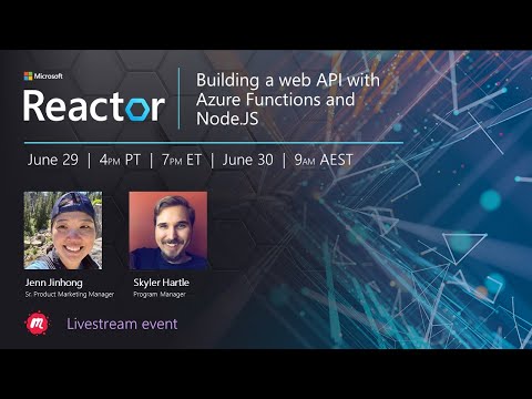 Building a web API with Azure Functions and Node.JS