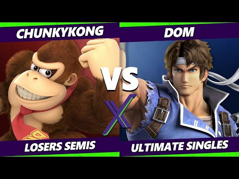 S@X 371 Online Losers Semis - ChunkyKong (DK) Vs. T3 | DOM (Richter) Smash Ultimate - SSBU