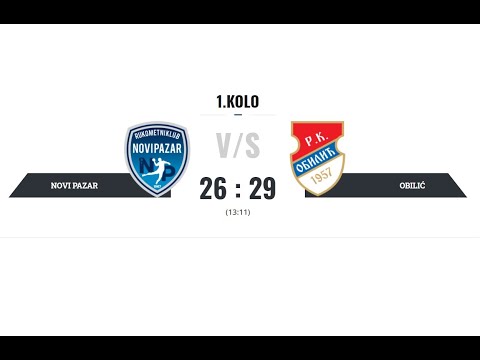ARKUS 1  kolo  RK Novi Pazar   RK Obilić