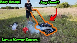 PowerSmart 170cc Gas Mower Unboxing, Extreme Testing!