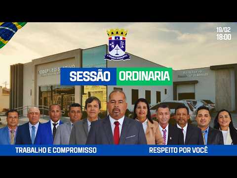 SESSÃO ORDINARIA | PAUTA 1ª SESSÃO | 1º PERIODO DE 2026 | 19/02/26 #crisopolis