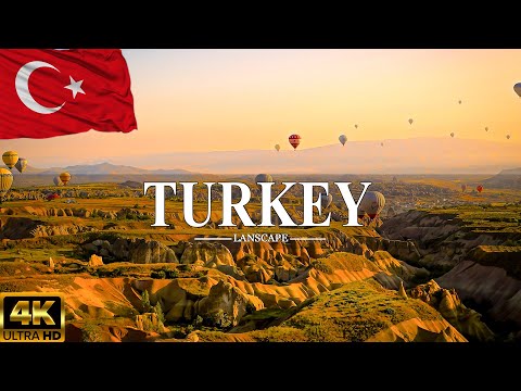 FLYING OVER TURKEY (4K UHD) - Relaxing Music Along With Beautiful Nature Videos - 4K Video HD