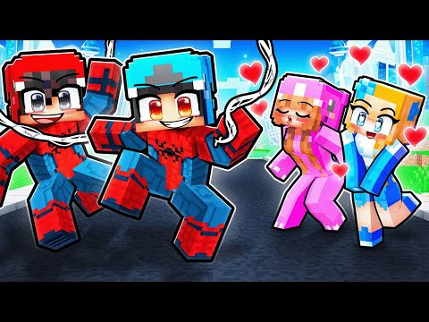 Omz and Roxy GIRLFRIENDS FELL in Love with SPIDERMANS!