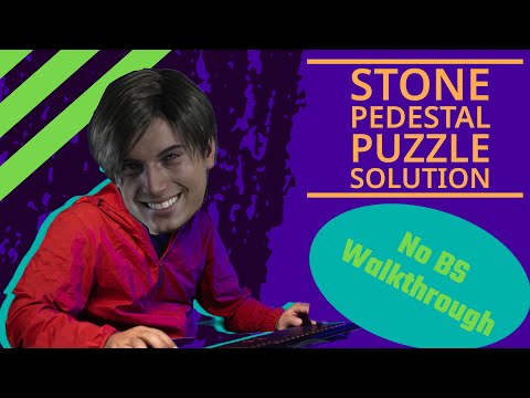 RE4 Remake Stone Pedestal Puzzle Solution | No BS Walkthrough