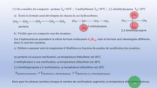 les Hydrocarbures 10  Propriétés physiques