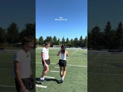 punt, pass, kick soccer challenge vs my GF! #vlog #soccer #challenge #gf