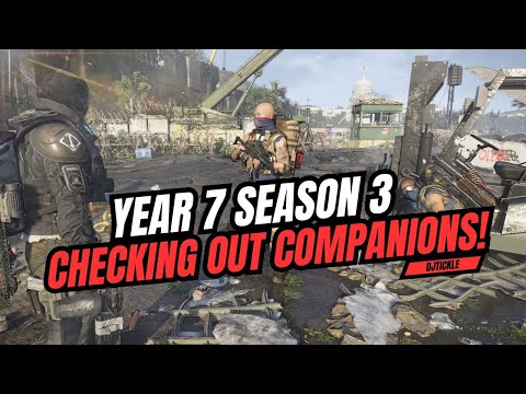 CHECKING OUT THE NEW COMPANION FOR THE FIRST TIME!! #thedivision2