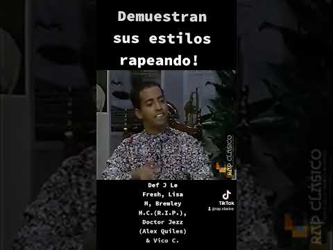 Def J Le Fresh, Lisa M, Brewley M.C., Doctor Jezz (Alex Quiles) & Vico C.  "Macho Camacho" 1990.