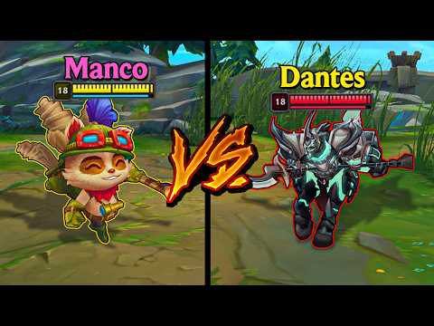 WHEN DANTES JUNGLES VS THE RANK 1 TEEMO