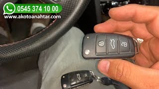AUDI A6 YEDEK ANAHTAR YAPIMI | Çoğaltma Kodlama Kopyalama | AK OTO ANA