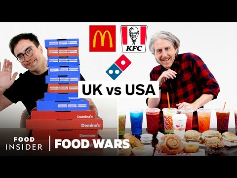 Food Wars: UK vs US Fast Food