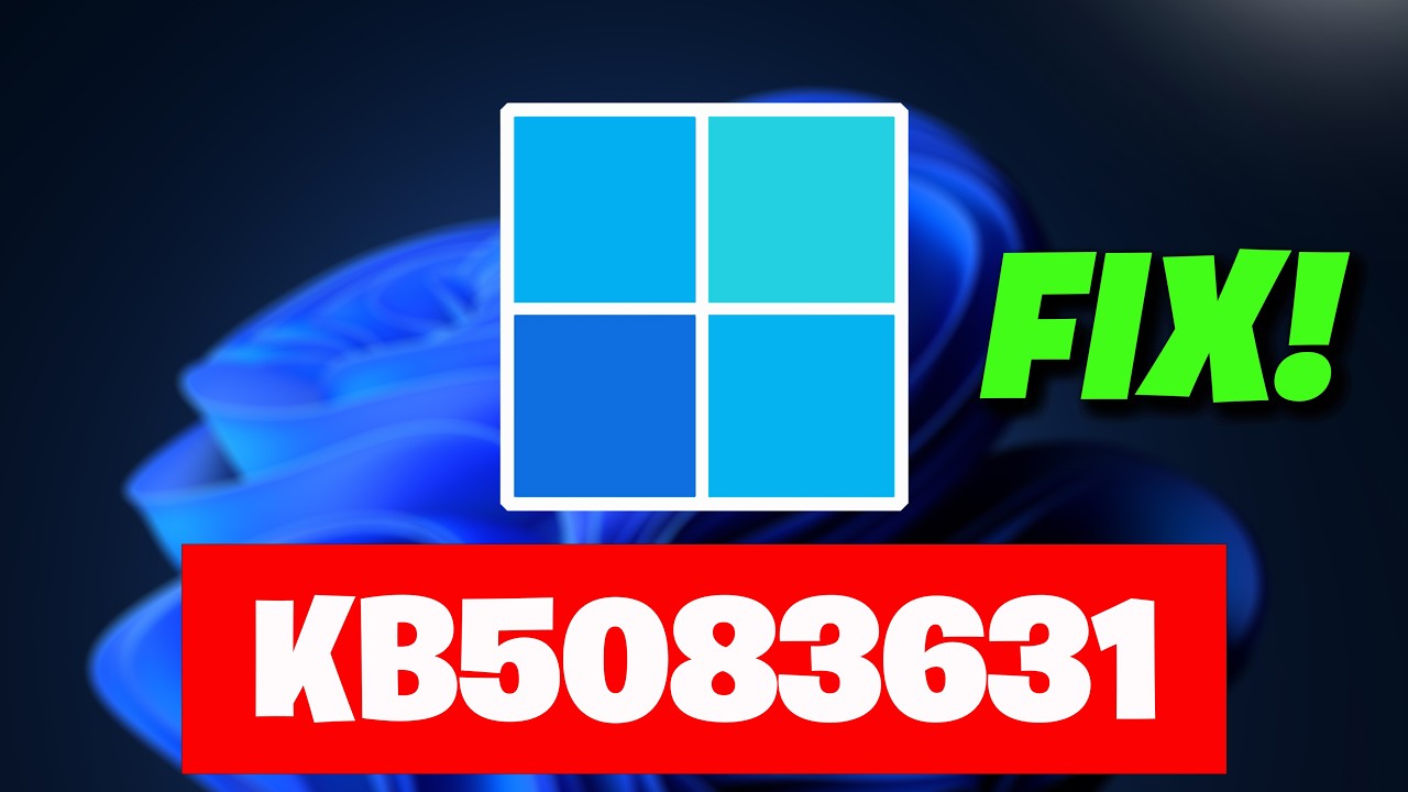 KB5083631 Update Not Installing Error 0x800f0845/0x80040154 In Windows 11