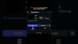 What happend to TheWeekend ?