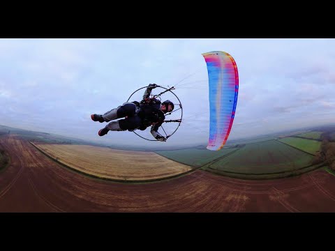Paramotor flying the BGD Magic - Learning to fly at Paramotor Training Uk - UK Paramotor