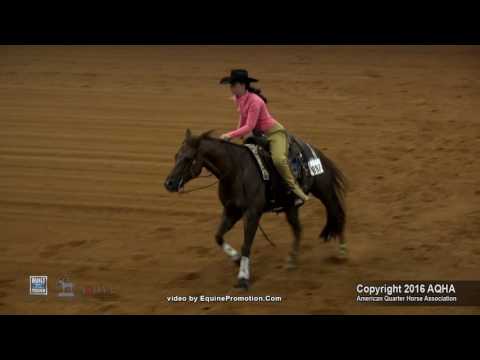 Gold and Smart ridden by Andie Pratt 2016 AQHA Youth World Prelims // 213.5