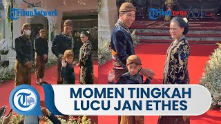 Momen Lucu Jan Ethes, Ambil Udik-udik yang Disebar Iriana Jokowi di Pernikahan Kaesang dan Erina
