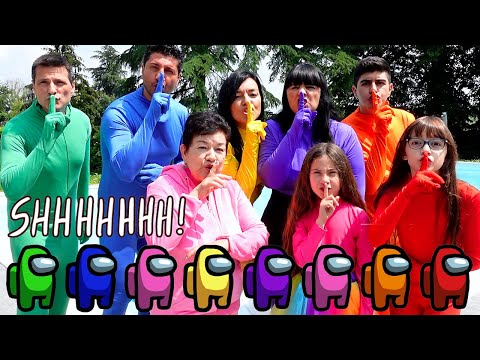 GIOCHIAMO AD AMONG US NELLA VITA REALE CON I NOSTRI AMICI GIADA E MAMMA! *scopri chi è l'impostore*