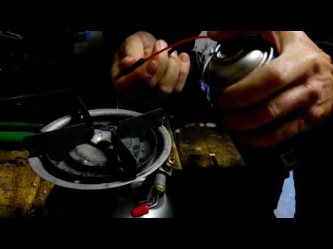 Coleman 533 coffee disaster due to clogged generator and how to fix the problem in the bush.